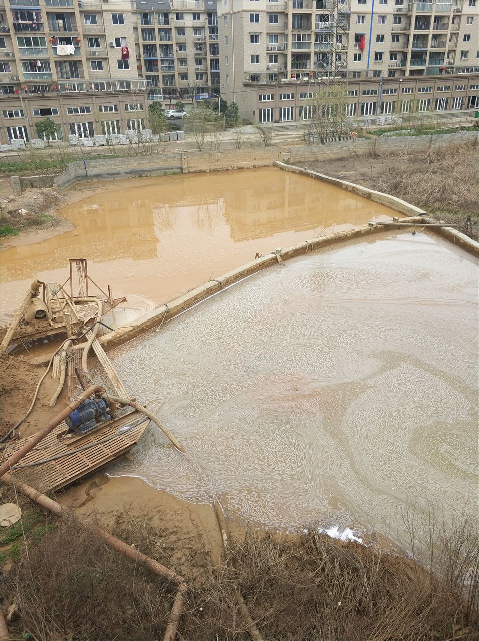 南浔沉淀池淤泥清理-厂区废水池淤泥清淤